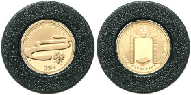 Polen. 
Dritte Republik seit 1989. 25 Zloty 2010, GOLD (1,0 g 900 f.), 25 Jahre Verfassungsgericht. Par.&nbsp;1181, Fi.&nbsp;KZ(25)&nbsp;002. Auflage...