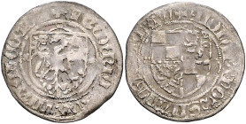 Brandenburg/-Preußen. 
Friedrich II. 1440-1470. Groschen o.J., Rathenow, 2,18 g. Bahrf.&nbsp;II/&nbsp;39. . 

kl. Ps am Rand, f. ss