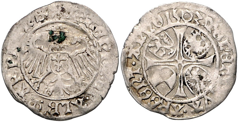 Brandenburg/-Preußen. 
Joachim I. und Albrecht 1499-1515. Groschen 1503, Frankf...