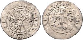 Brandenburg/-Preußen. 
Joachim II. 1535-1571. Groschen 1540, Berlin. Bahrf.&nbsp;II/&nbsp;331. . 

f. ss