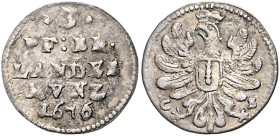 Brandenburg/-Preußen. 
Friedrich Wilhelm 1640-1688. 3 Pfennige 1676 CS, Berlin. Bahrf.&nbsp;III/&nbsp;315e. . 

ss