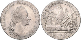 Brandenburg/-Preußen. 
Friedrich II. 1740-1786. Taler 1764 F, Magdeburg. Old.&nbsp;120, v.&nbsp;Schr.&nbsp;504. . 

ss-vz