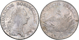 Brandenburg/-Preußen. 
Friedrich II. 1740-1786. Taler 1773 A, Waffengruppe rechts mit 6 Spitzen. Old.&nbsp;69d. . 

winz. Sf, ss