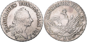 Brandenburg/-Preußen. 
Friedrich II. 1740-1786. Taler 1786 A. Old.&nbsp;70. . 

ss