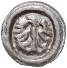 Rottweil, Stadt. 
Hohlringheller o.J. (ab 1506), 0,19 g, Adler in Wulstring, den Kopf nach links. Nau&nbsp;14. . 

vz
