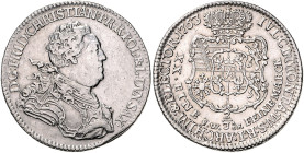 Sachsen/-Albertinische Linie (Kurlinie ab 1547). 
Friedrich Christian 1763. Gulden 1763 FWôF (Dresden). Kahnt&nbsp;1006, Buck&nbsp;3. . 

kleiner S...