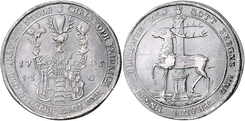 Stolberg/-Stolberg und Stolberg-Rossla. 
Christoph Friedrich und Jost Christian...