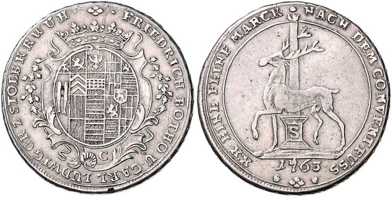Stolberg/-Stolberg und Stolberg-Rossla. 
Friedrich Botho und Carl Ludwig 1761-1...