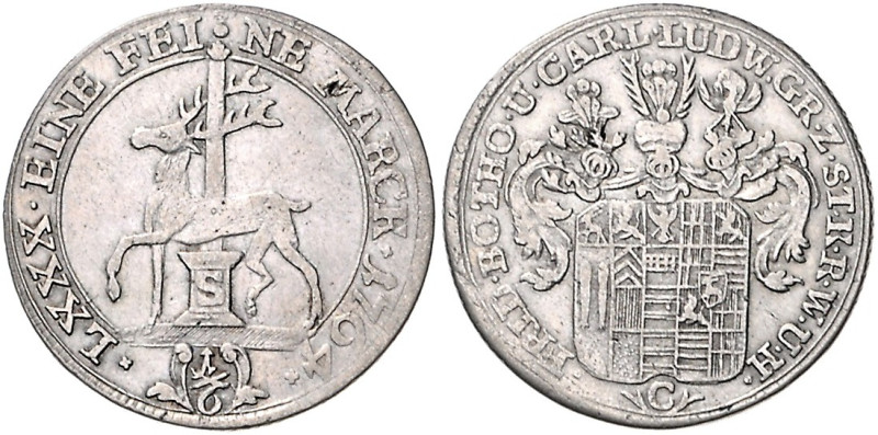 Stolberg/-Stolberg und Stolberg-Rossla. 
Friedrich Botho und Carl Ludwig 1761-1...