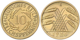 10 Reichspfennig 1930 E. Jaeger&nbsp;317. . 

stempelfrisch