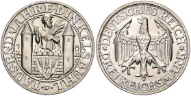 3 RM 1928, Dinkelsbühl. Jaeger&nbsp;334. . 

stempelfrisch