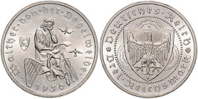 3 RM 1930 A, Vogelweide. Jaeger&nbsp;344. . 

fast stempelfrisch
