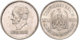 3 RM 1932 A, Goethe. Jaeger&nbsp;350. Los wie vor. 

vz