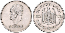 3 RM 1932 F, Goethe. Jaeger&nbsp;350. . 

f. vz/vz