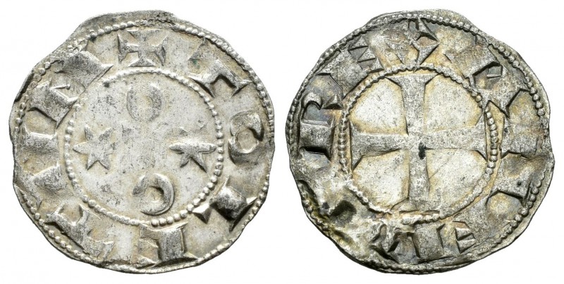 Reino de Castilla y León. Alfonso VI (1073-1109). Dinero. Toledo. (Abm-8.2). Ve....
