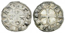 Reino de Castilla y León. Alfonso VI (1073-1109). Dinero. Toledo. (Abm-8.2). Ve. 0,77 g. EBC-. Est...45,00.