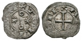 Reino de Castilla y León. Alfonso VI (1073-1109). Óbolo. Toledo. Ve. 0,29 g. MBC+. Est...60,00.