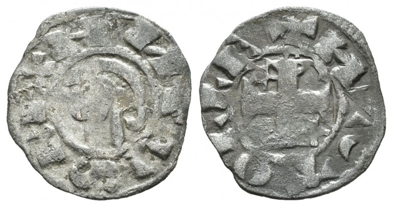 Reino de Castilla y León. Alfonso I (1109-1126). Dinero. Toledo. (Bautista-40). ...