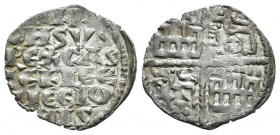 Reino de Castilla y León. Alfonso X (1252-1284). Dinero de seis lineas. (Bautista-360). Ve. 0,76 g. Sin marca de ceca. EBC-. Est...25,00.