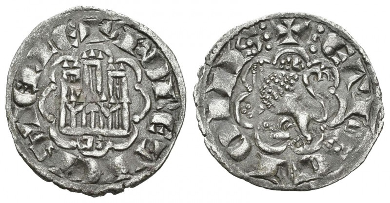 Reino de Castilla y León. Alfonso X (1252-1284). Novén. Burgos. (Bautista-394). ...