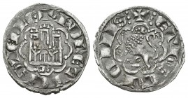 Reino de Castilla y León. Alfonso X (1252-1284). Novén. Burgos. (Bautista-394). (Abm-263). Ve. 0,65 g. Con B bajo el castillo. EBC-. Est...45,00.