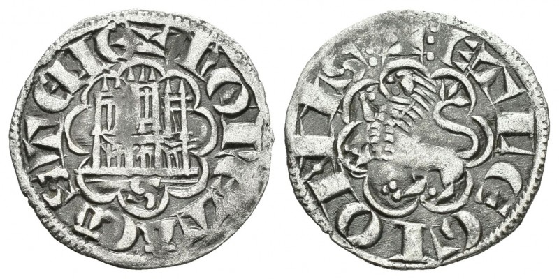 Reino de Castilla y León. Alfonso X (1252-1284). Novén. Sevilla. (Bautista-400)....