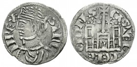 Reino de Castilla y León. Sancho IV (1284-1295). Cornado. Burgos. (Bautista-427.2). (Abm-296.1). Ve. 0,78 g. Con punto delante de B y estrella. MBC+. ...