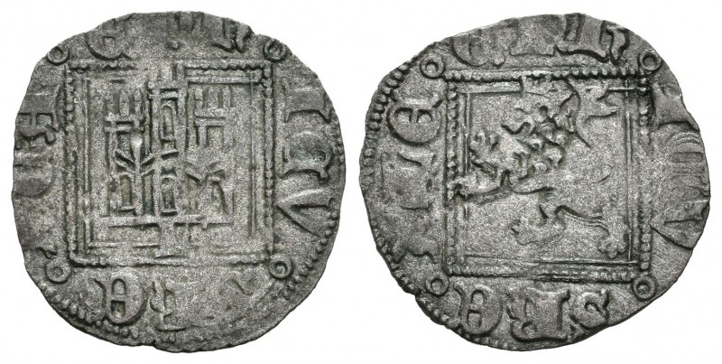 Reino de Castilla y León. Enrique II (1368-1379). Novén. León. (Abm-498). Ve. 0,...