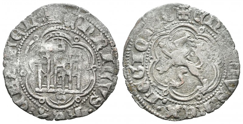Reino de Castilla y León. Enrique III. Blanca. Sevilla. (Bautista-767). (Abm-602...