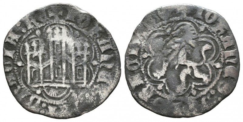 Reino de Castilla y León. Juan II (1406-1454). Blanca. Coruña. (Bautista-813). (...
