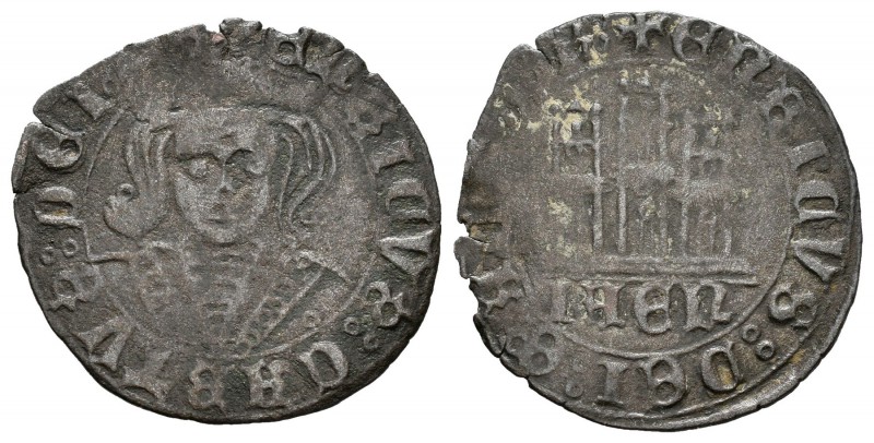 Reino de Castilla y León. Enrique IV (1454-1474). 1/2 cuartillo. Jaén. (Abm-746....