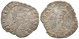 Reino de Castilla y León. Enrique IV (1454-1474). Cuartillo. Segovia. (Abm-754). (Bautista-1022). 1,92 g. Con acueducto bajo el castillo. BC+/BC. Est....