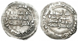 Emirato Independiente. Abderrahman II. Dirhem. 233 H. Al Andalus. (V-203). Ag. 2,66 g. EBC-. Est...50,00.