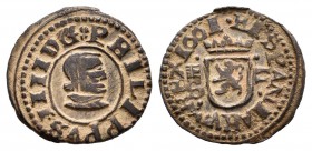 Felipe IV (1621-1665). 2 maravedís. 1661. Segovia. S. (Cal-1559). (Jarabo-Sanahuja-M578 variante). Ae. 0,62 g. MBC+. Est...60,00.