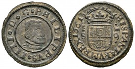 Felipe IV (1621-1665). 16 maravedís. 1661. Segovia. S. (Cal-1507). (Jarabo-Sanahuja-M507). Ae. 4,08 g. EBC/EBC-. Est...60,00.