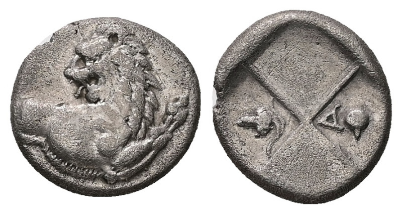 Thrace, Chersonesos. AR Hemidrachm, 2.34 g. - 12.64 mm. Circa 386-338 BC.
Obv.: ...