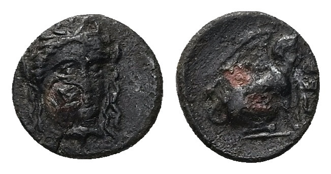 Troas, Gergis. AE, 0.76 g. - 9.75 mm. 4th century BC.
Obv.: Three-quarter facing...