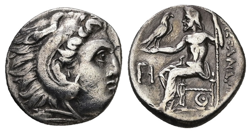 Kings of Macedon. Antigonos I Monophthalmos. AR Drachm, 4.06 g. - 17.62 mm. 320-...