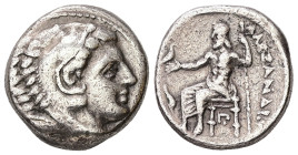 Kings of Macedon, Alexander III ‘the Great’, AR Tetradrachm, 15.48 g. - 22.72 mm. 336-323 BC. Amphipolis, struck under Kassander, circa 316-311.
Obv.:...
