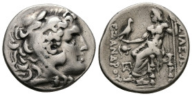 Kings of Macedon, Alexander III 'the Great'. AR Tetradrachm, 16.62 g. - 28.36 mm. 336-323 BC. struck posthumously, Mesambria in Thrace, circa 250-175....