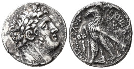 Phoenicia, Tyre. AR Shekel, 14.61 g. - 28.86 mm. Dated CY 29 = 98/7 BC. 
Obv.: Laureate head of Melkart right, [lion skin around neck].
Rev.: ΤΥPΟΥ ΙΕ...