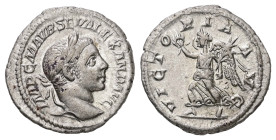 Severus Alexander, AD 222-235. AR, Denarius. 3.02 g. 19.68 mm. Rome.
Obv: IMP C M AVR SEV ALEXAND AVG. Laureate head of Severus Alexander, right.
Rev:...