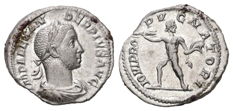 Severus Alexander, 222-235 AD. AR, Denarius. 3.18 g. 19.91 mm. Rome.
Obv: IMP AL...