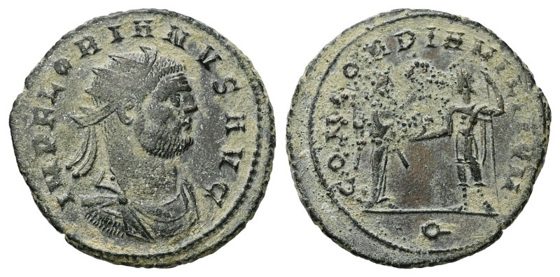 Florian, AD 276. Antoninianus. 3.92 g. 22.95 mm. Kyzikos.
Obv: IMP FLORIANVS AVG...