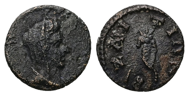 Thrace, Byzantium. Pseudo-autonomous, c. AD 2nd century. AE. 1.79 g. 14.13 mm.
O...