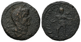 Thrace, Perinthus. Gallienus, AD 253-268. AE. 15.05 g. 28.11 mm.
Obv: ΑΥΤ ΓΑΛΛΙΗΝΟϹ ϹΕΒΑ. Laureate, draped and cuirassed bust of Gallienus, right.
Rev...