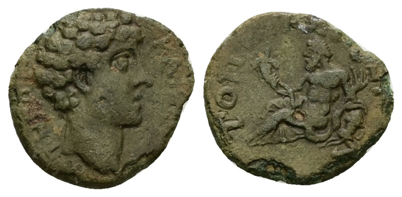 Thrace, Topirus. Marcus Aurelius Caesar, c. AD 144–161. AE. 1.95 g. 16.71 mm. Re...