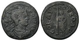 Troas, Alexandria. Caracalla, AD 197 – 217. AE. 5.60 g. 24.75 mm.
Obv: M AVREL ANTONINVS. Laureate, draped and cuirassed bust of Caracalla, right.
R...