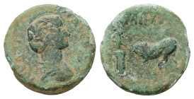 Troas, Ilium. Faustina? AE. 3.40 g. 18.30 mm.