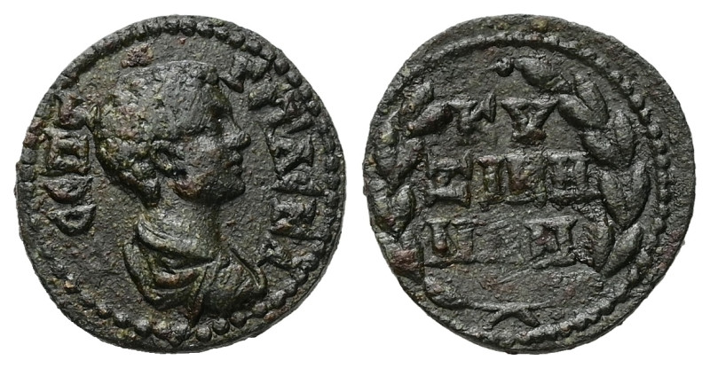 Mysia, Kyzikos. Geta as Caesar, AD 198-209. AE. 2.95 g. 17.55 mm.
Obv: Π CEΠT ΓE...